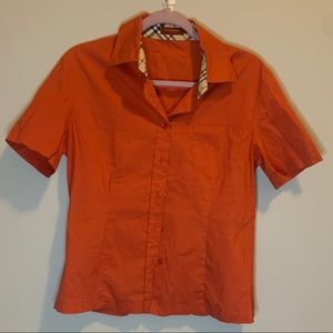 Burberry short sleeve button up